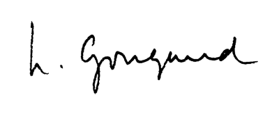 signature d'Henri Gougaud